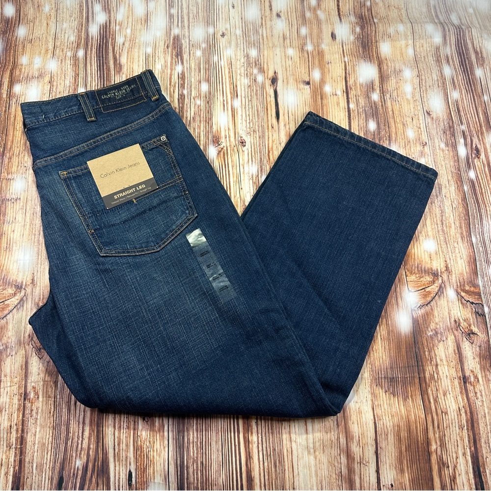 NWT Calvin Klein Men’s Straight Leg Jeans Size 36X30